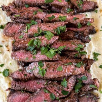 steak and mashed potatoes recipe