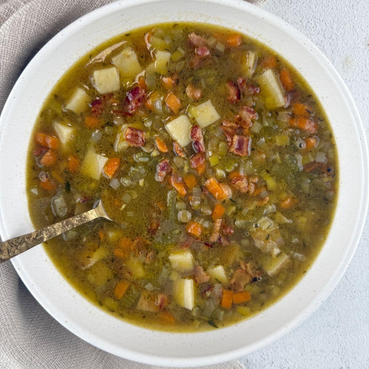 lentil potato soup