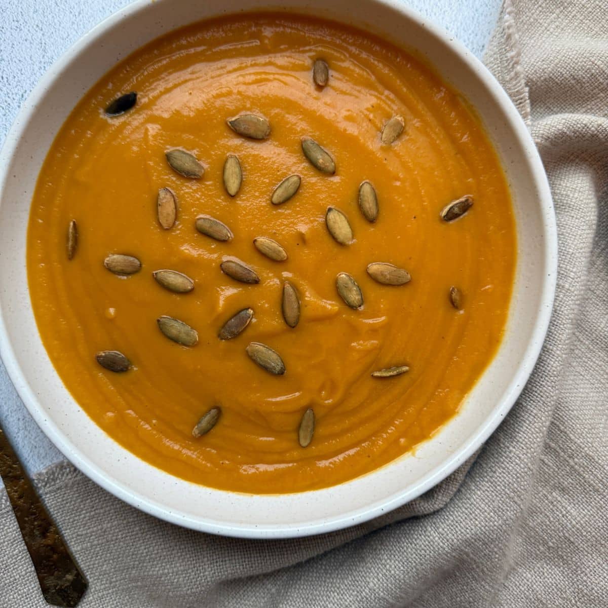 butternut squash and white bean soup