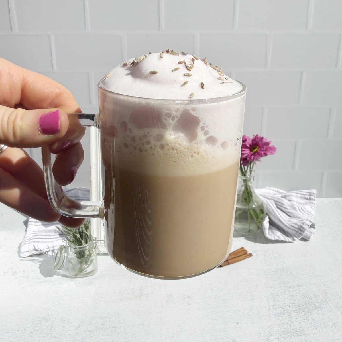 Lavender Chai Latte